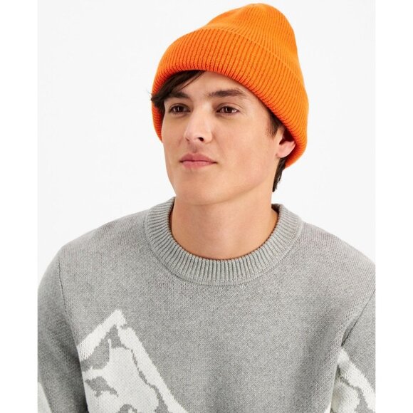 Club Room Solid Beanie - Orange - NWT, One Size - Picture 1 of 1